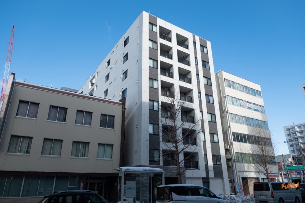 札幌中古公寓大廈外觀出售 適合投資或作為渡假屋 北海道房地產