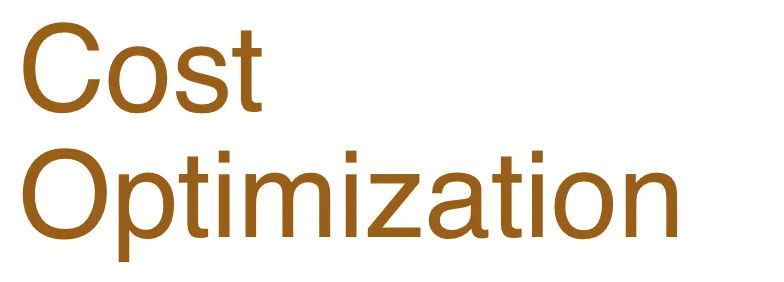 Cost Optimization