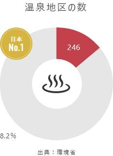 Number of Hot Spring Areas