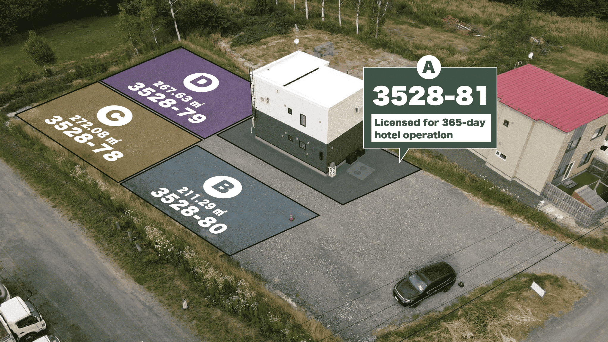 Nakafurano Land for Vacation Rental – Shikauchi Furano Lot C